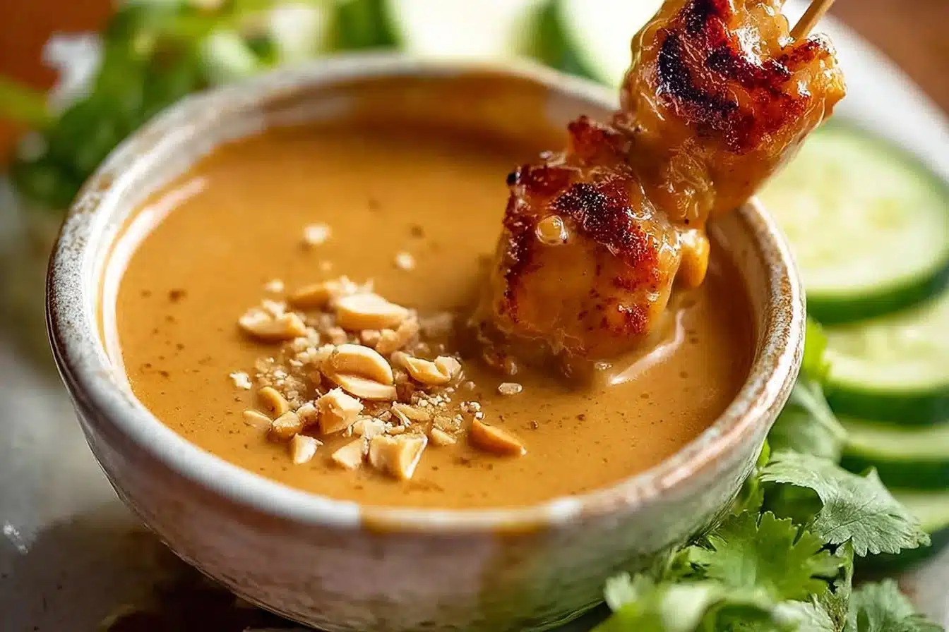 Thai Chicken Satay with Peanut Sauce