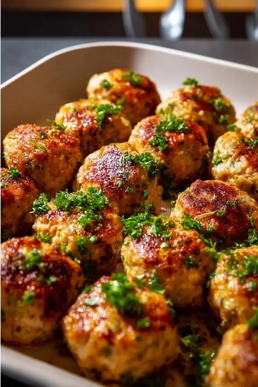 Baked Chicken Meatballs: Juicy, Healthy, and Oven-Perfected
