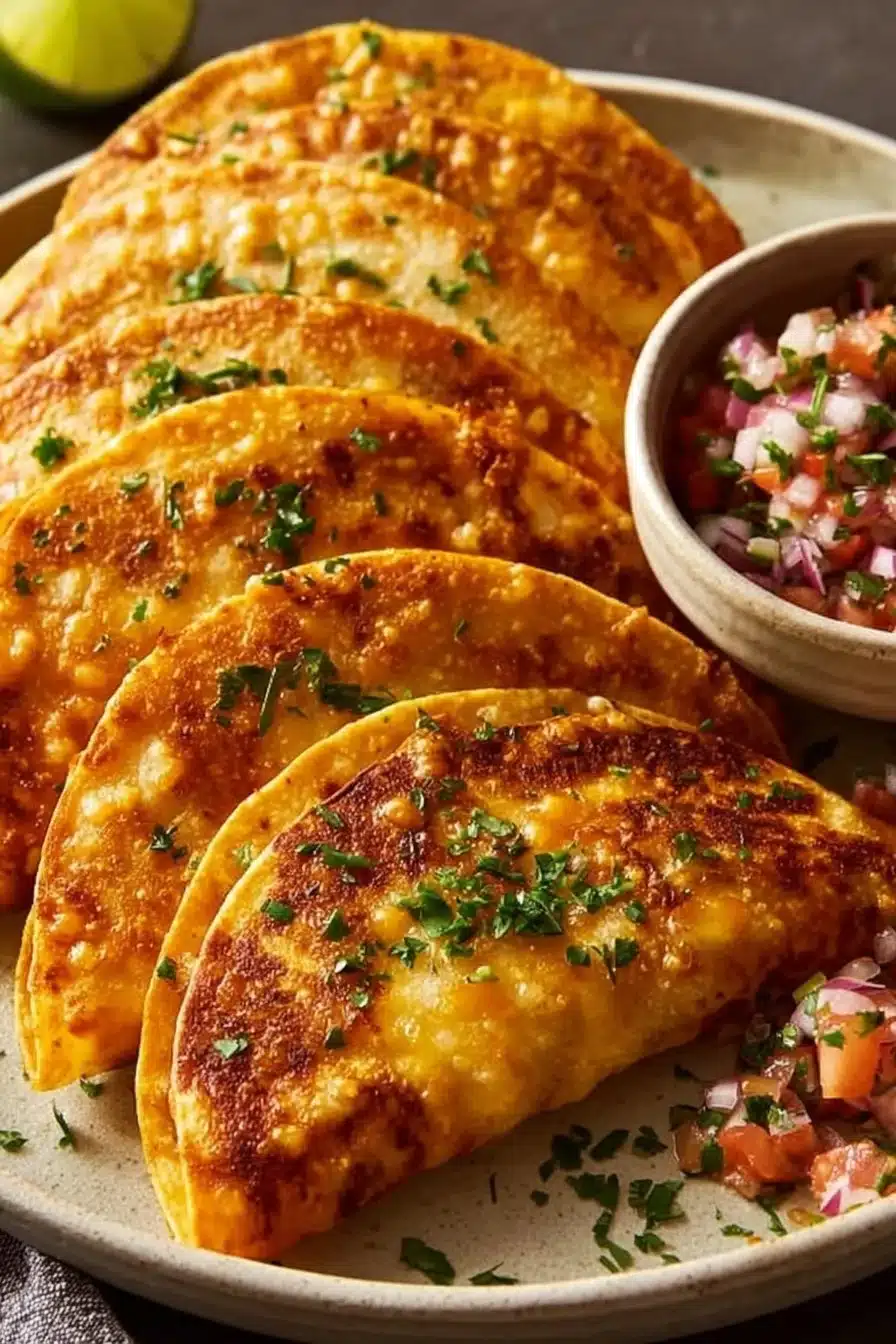 Cheesy Chicken Tacos (Oven or Air Fryer) Recipe