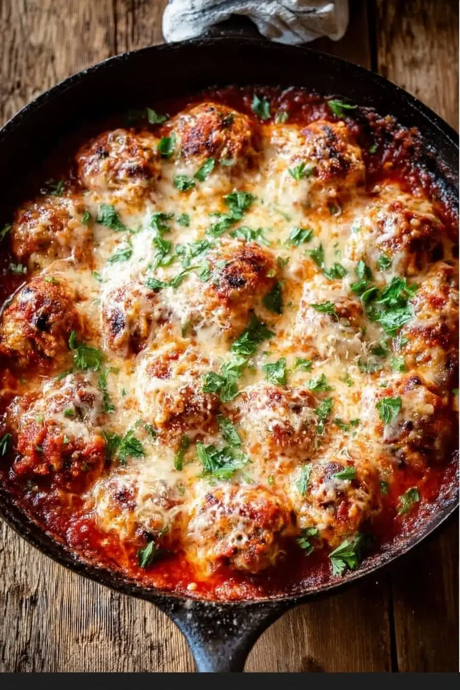 Chicken Parmesan Meatballs
