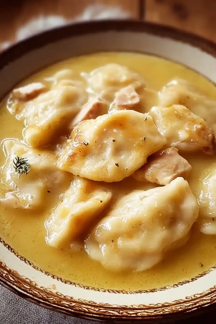 Copycat Cracker Barrel Chicken and Dumplings: Super Comforting!