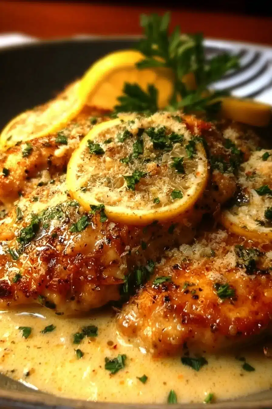 Creamy Lemon Chicken with Parmesan Sauce