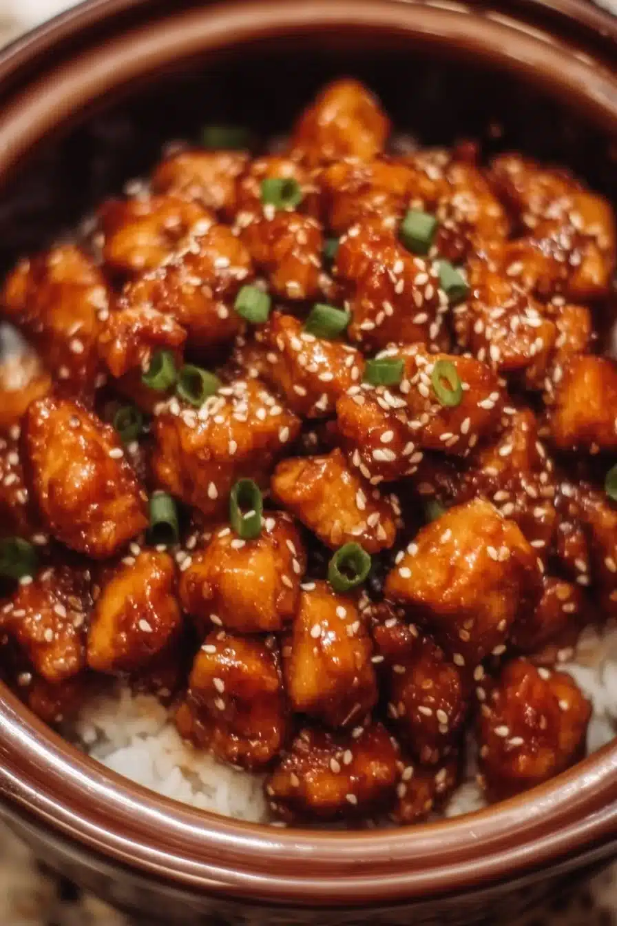 Crockpot Sesame Chicken