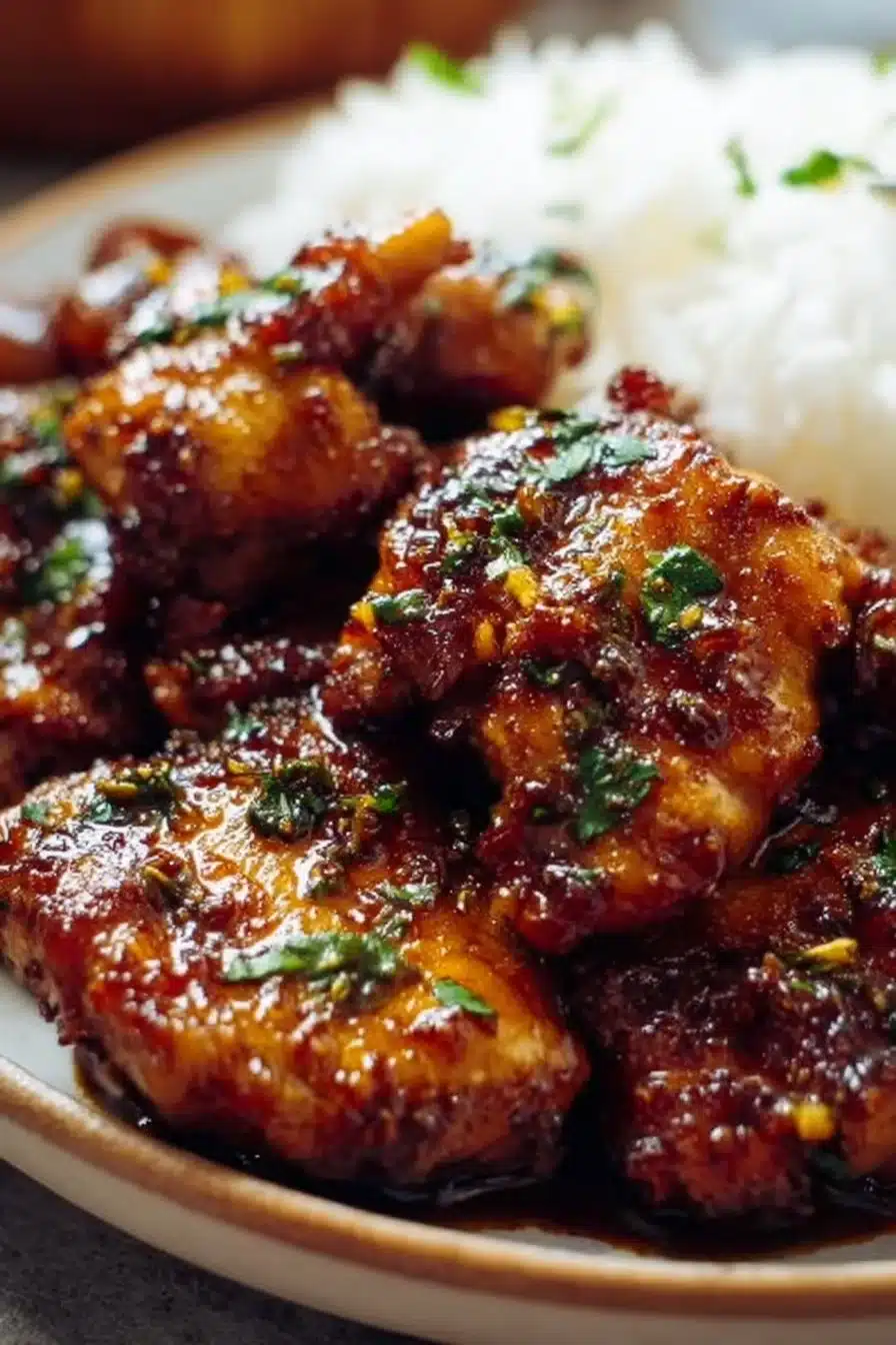 Easy Soy Garlic Chicken Thighs