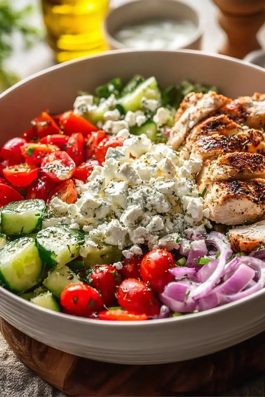 Greek Chicken Bowls
