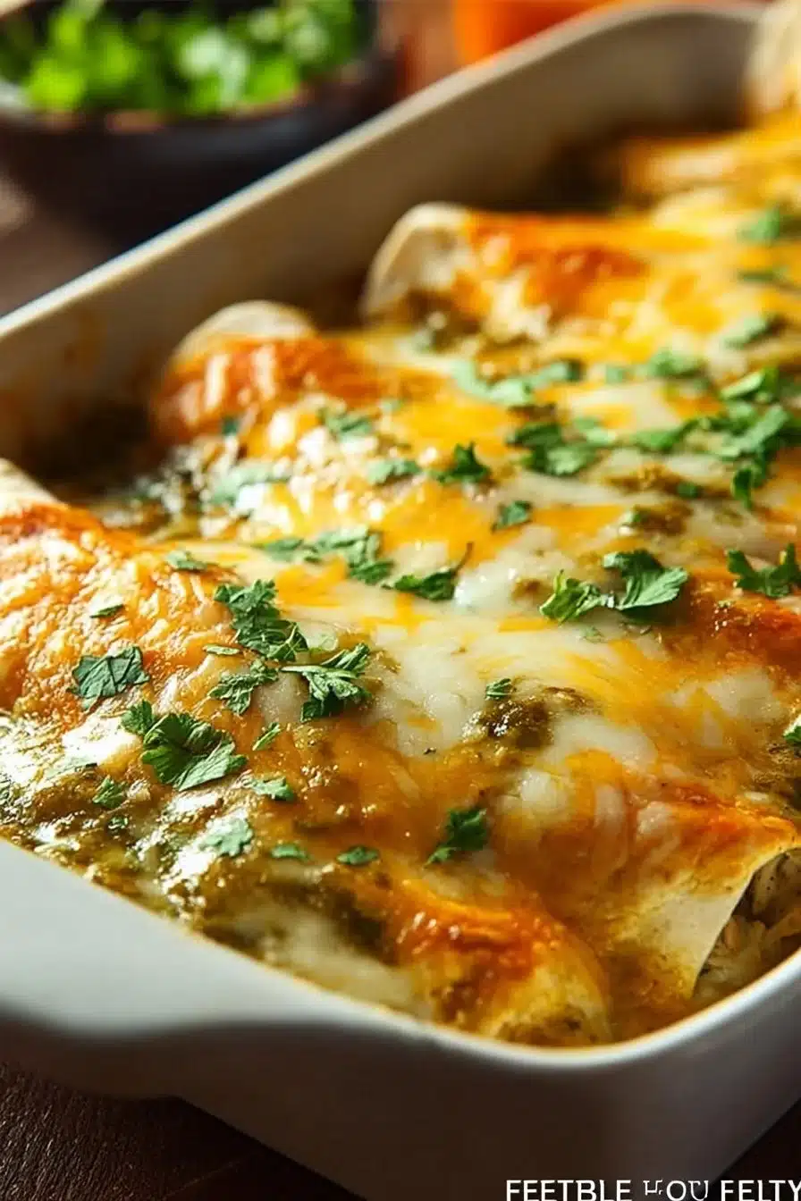 Green Chicken Enchiladas