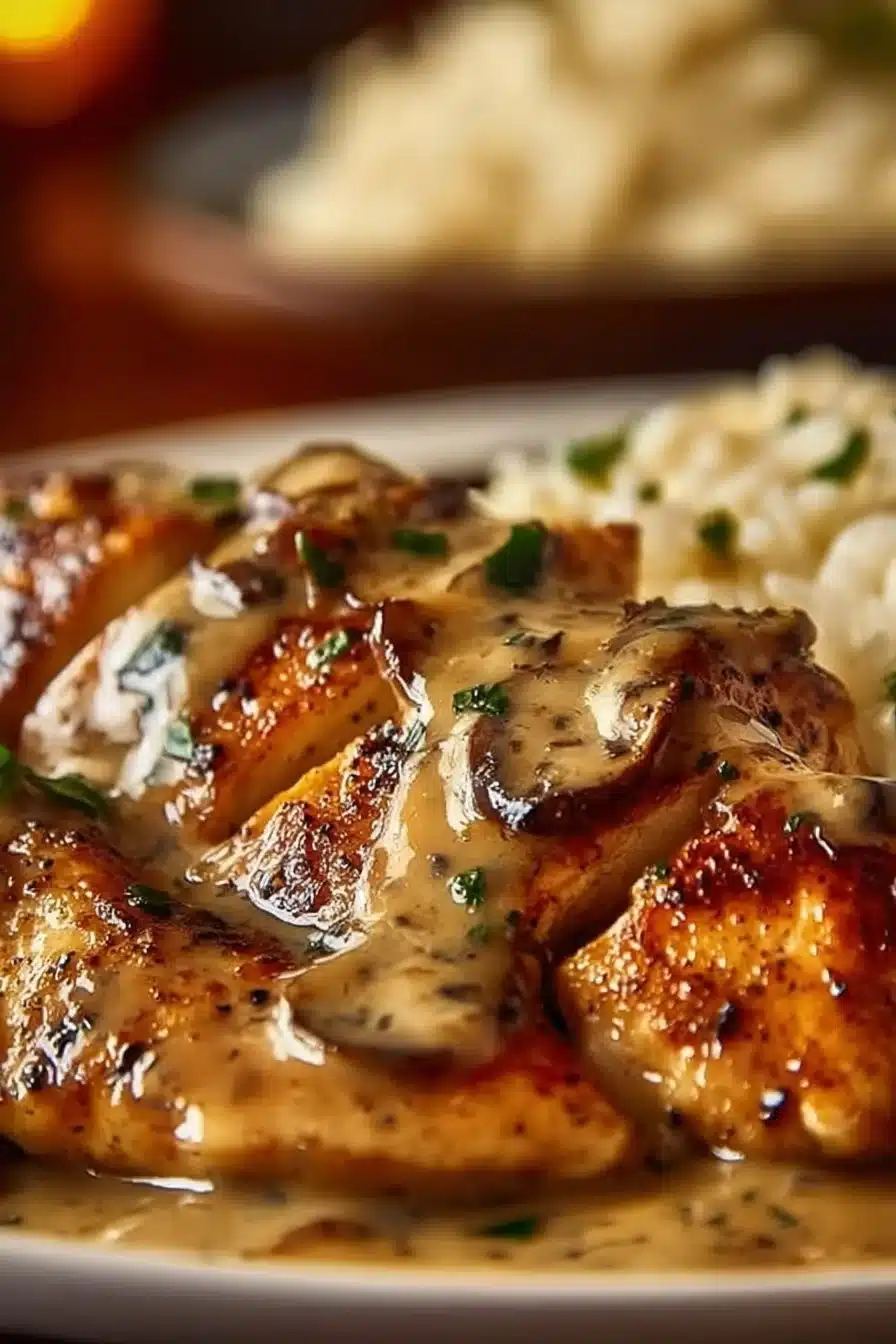 Smothered Chicken and Rice