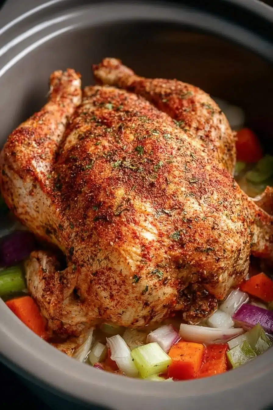 Whole Chicken in Crockpot Recipe