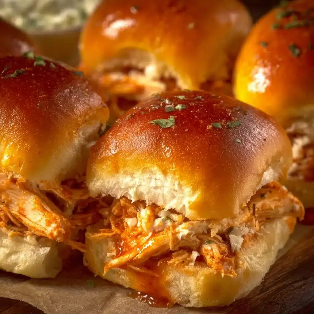Spicy Buffalo Chicken Sliders