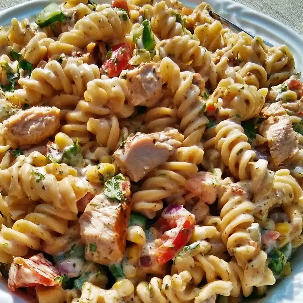 Delicious Barbecue Chicken Pasta Salad Recipe for Summer Fun