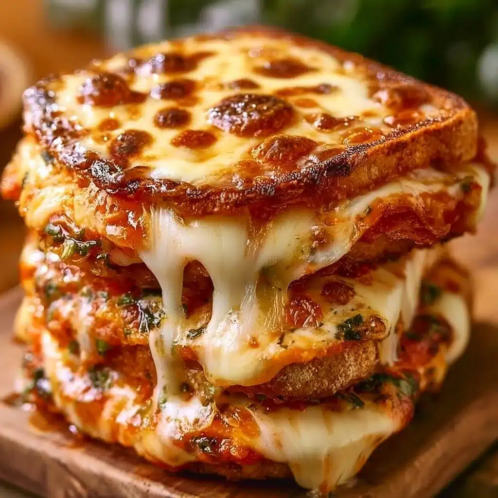 Lazy Chicken Parmesan Grilled Cheese