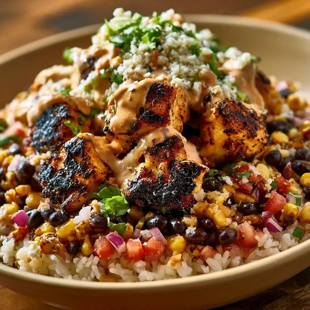 Street Corn Chicken Rice Bowl